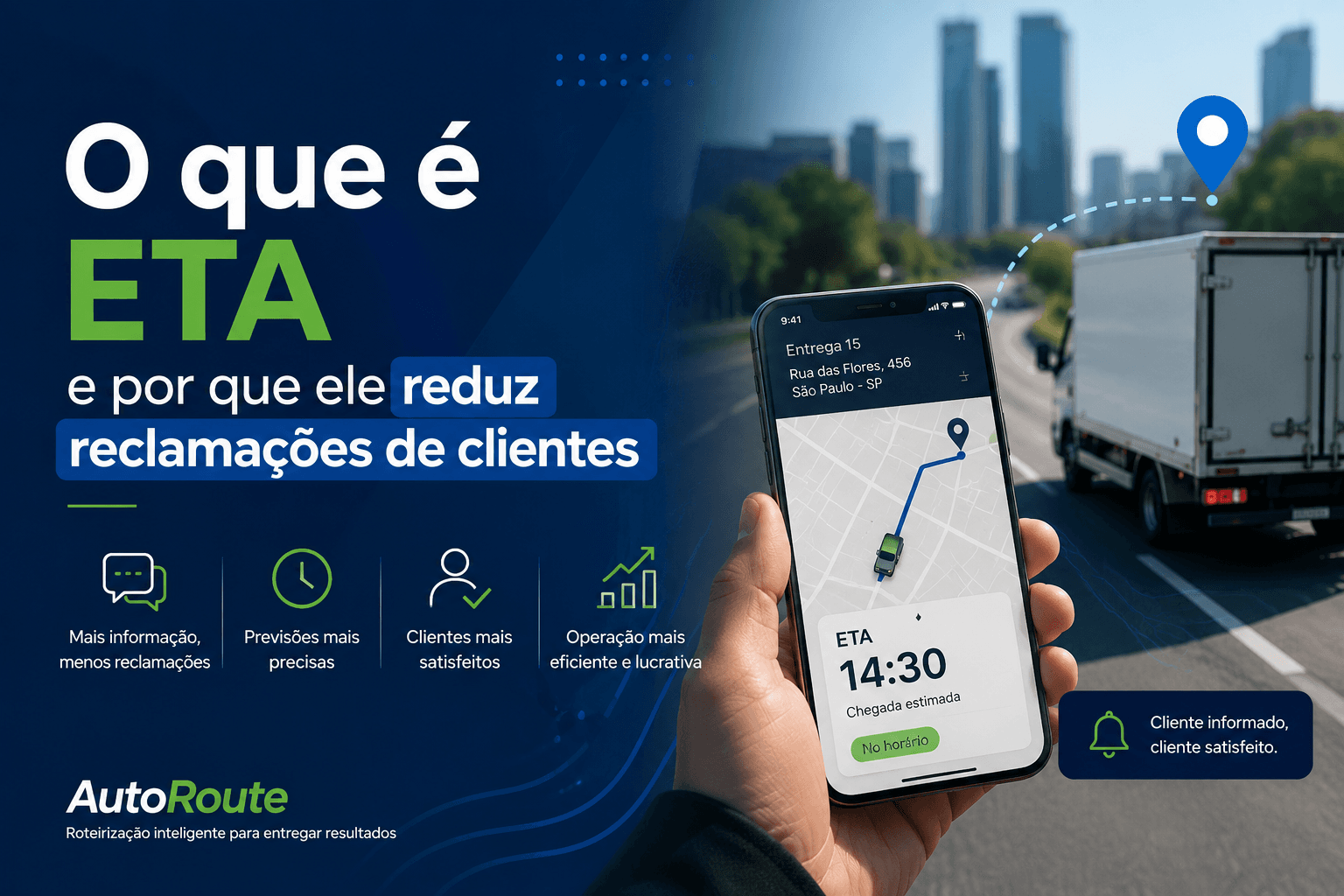 O que é ETA e por que ele reduz reclamações de clientes?